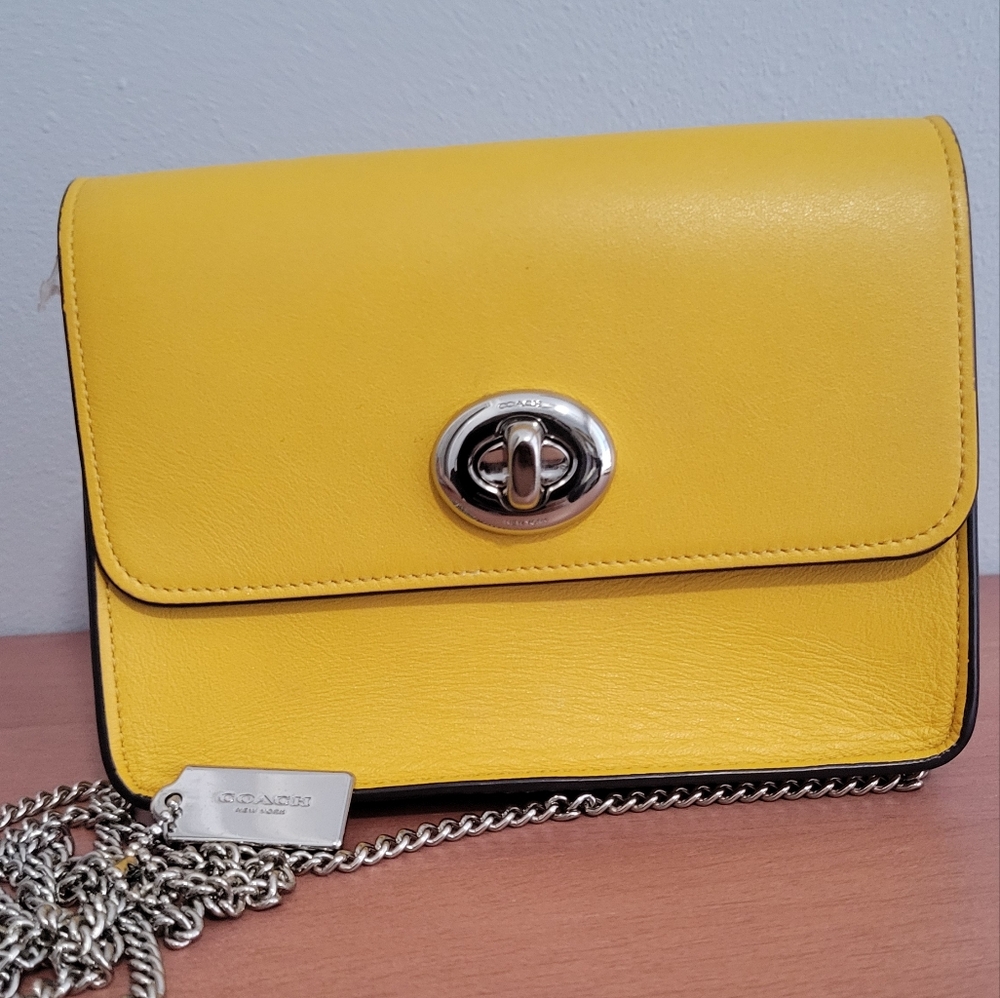 Coach "Bowery" Convertible Crossbody/Shoulder Bag (Yellow)